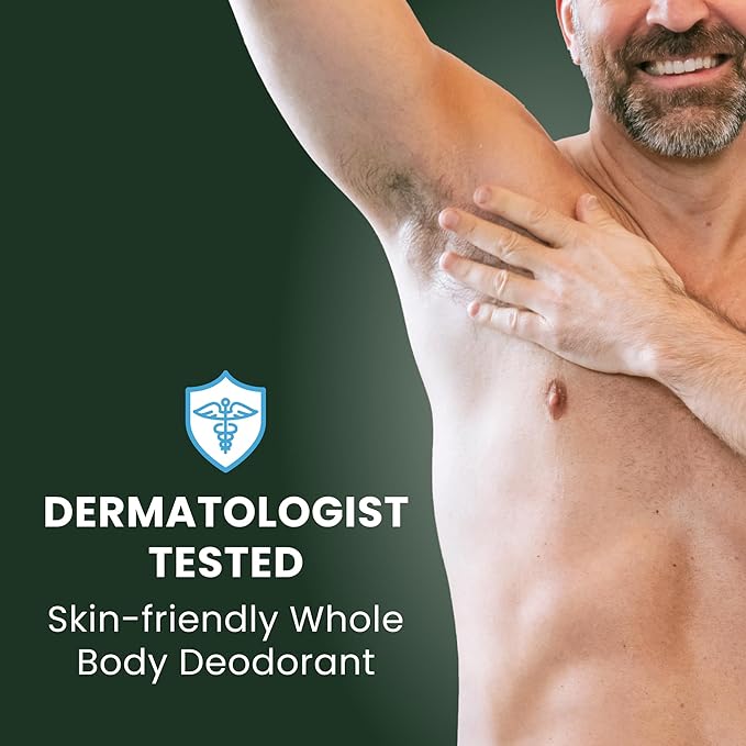 Mando Whole Body Deodorant For Men - Smooth Solid Stick - 72 Hour Odor Control - Aluminum Free, Baking Soda Free, Skin Safe - 2.6 Ounce (Pack of 2) - Cabin Retreat Limited Edition Scent