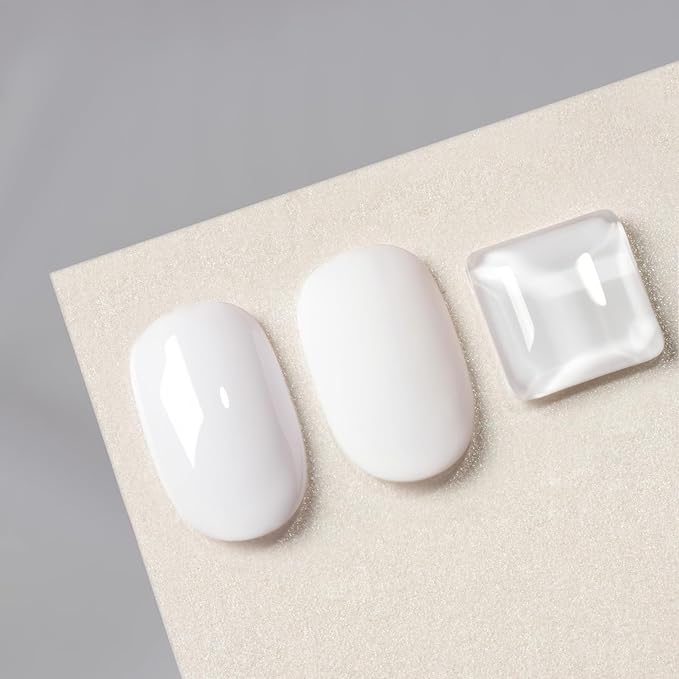 MAYCHAO 15ML Antiquewhite Gel Nail Polish 1Pc Antiquewhite White Green Gel Polish Soak Off UV LED Nail Polish Nail Art Starter Manicure Salon DIY at Home, 0.5 OZ