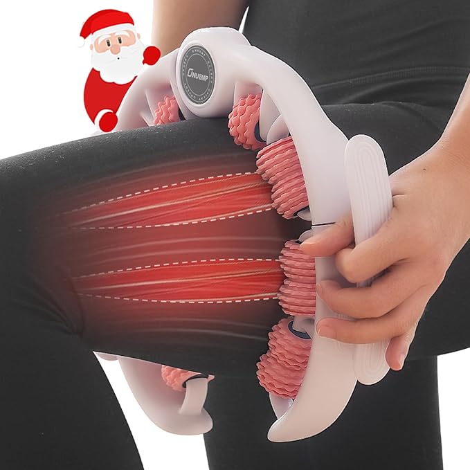 ONUEMP Cellulite Massager Roller, Cellulite Remover Muscle Roller, Fascia Massage Tool for Thigh, Leg - Anti-Celulitis, Lymphatic Drainage, Body Sculpting, Deep Tissue Pain Relief