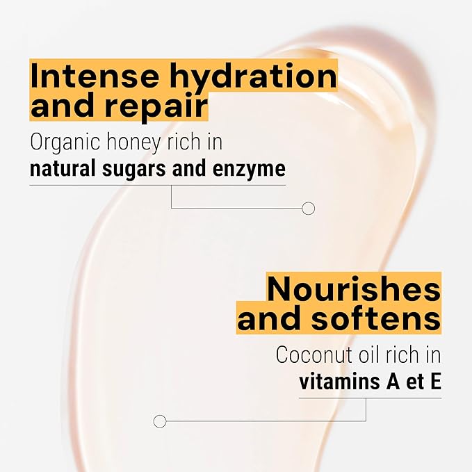 Panier des Sens - Moisturizing Hand Soap - Honey Fragrance - French Traditional Savon de Marseille Soap with Coconut Oil - Refillable Kitchen & Bathroom Soap - 16.9 Fl.oz Liquid Hand Wash 97% Natural