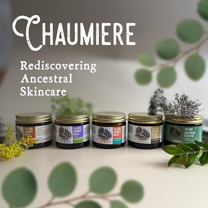 Tallow Sunscreen SPF 50 – Herb-Infused Balm with Non-Nano Zinc, Carrot Seed Oil & Grass-Fed Tallow – Natural Face & Body Moisturizer, Eye-Safe, Reef Safe, Organic Ingredients, Made in USA – 2.5oz