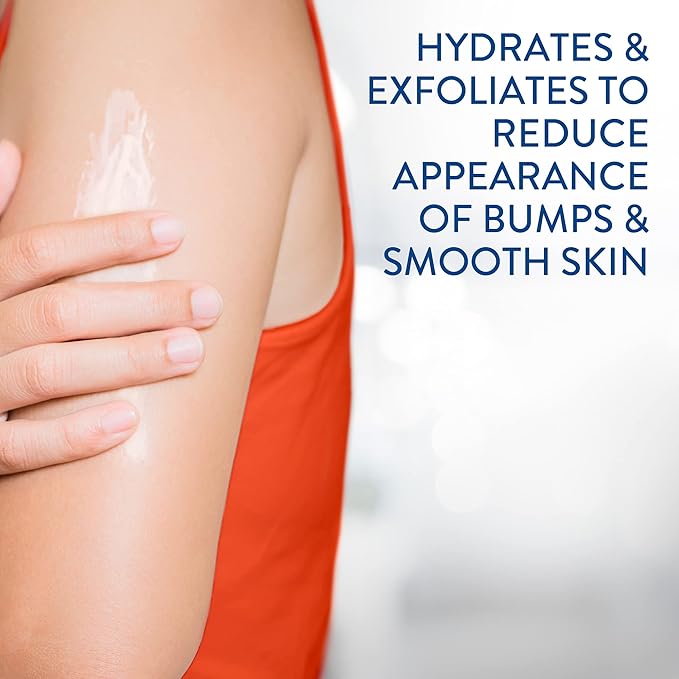 Cetaphil Daily Smoothing Moisturizer for Rough and Bumpy Skin | 10 fl oz | For Sensitive Skin | Urea Cream Hydrates and Exfoliates to Smooth Skin | Fragrance Free | Dermatologist Recommended