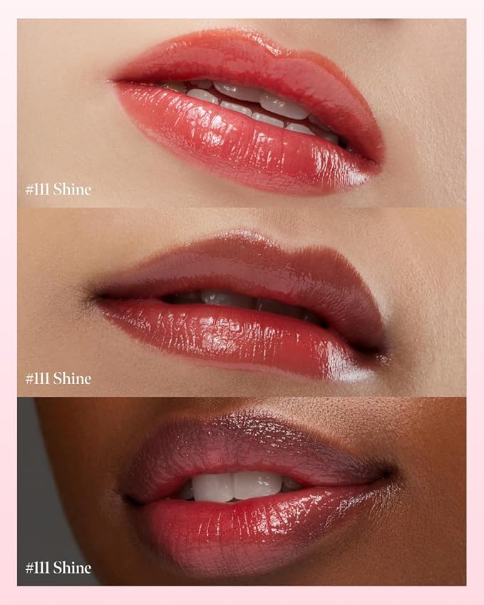 CORLAHAZE Glow Lock Jelly Tint 111 Shine 4g, Hydrating Jelly Glow Lip Stain, Glass-Like Shine Lip Gloss, Long-Lasting Color, Moisturizing Lip Enhancer, Collectible Lock-Shaped Design, Korean Makeup