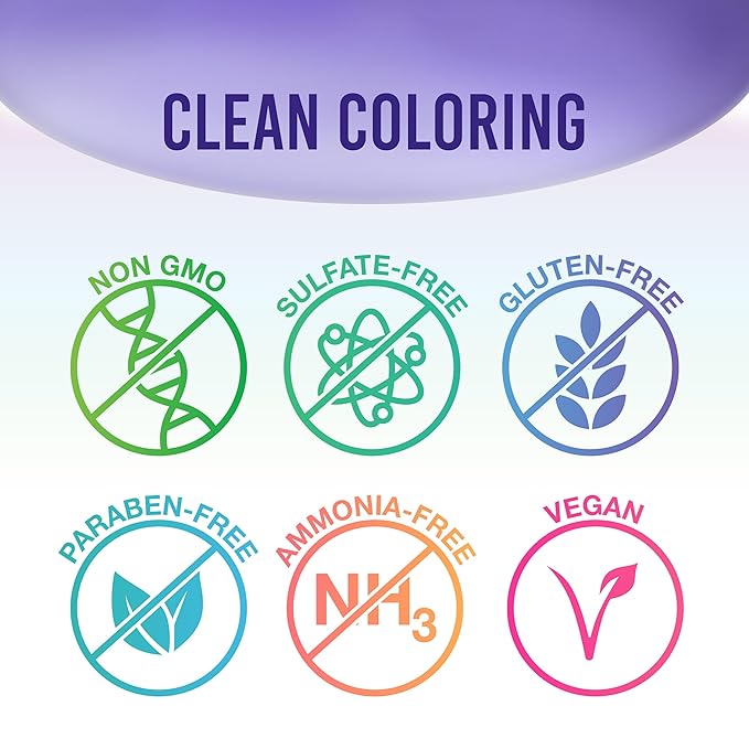 Punky Plum Semi Permanent Hair Color - Vegan & Cruelty-Free Conditioning Hair Dye, Lasts Up to 35 Washes, 3.5 fl oz