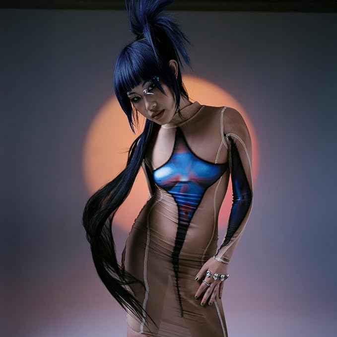 Arctic Fox x Arcane League of Legends Semi Permanent Hair Dye, Vegan & Cruelty Free, Ammonia Free, Fade-Resistant, Deep Navy Blue, For All Hair Types, 1 Pack, 5.6 oz, Caitlyn