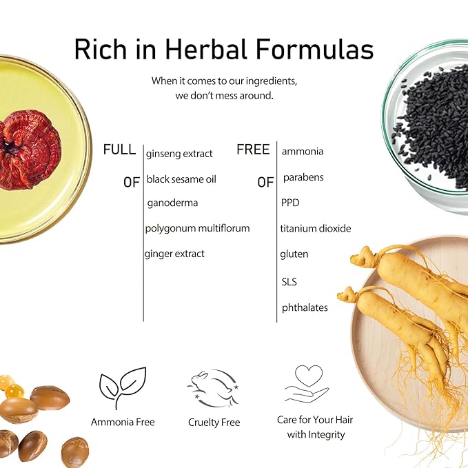 Blonde Brown Hair Color Shampoo 3 in 1 - Instant Natural Hair Dye for Men and Women, Long Lasting Brown Color - Works in Minutes