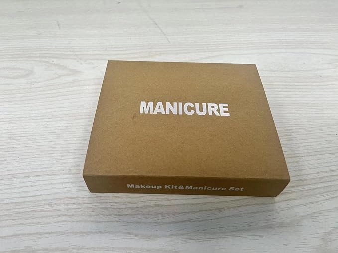 Manicure Set Professional Nail Clippers Pedicure Kit, 16 pcs Stainless Steel Nail Care Tools Grooming Kit with Luxurious Travel Leather Case for Thick Nails Men Women Gift