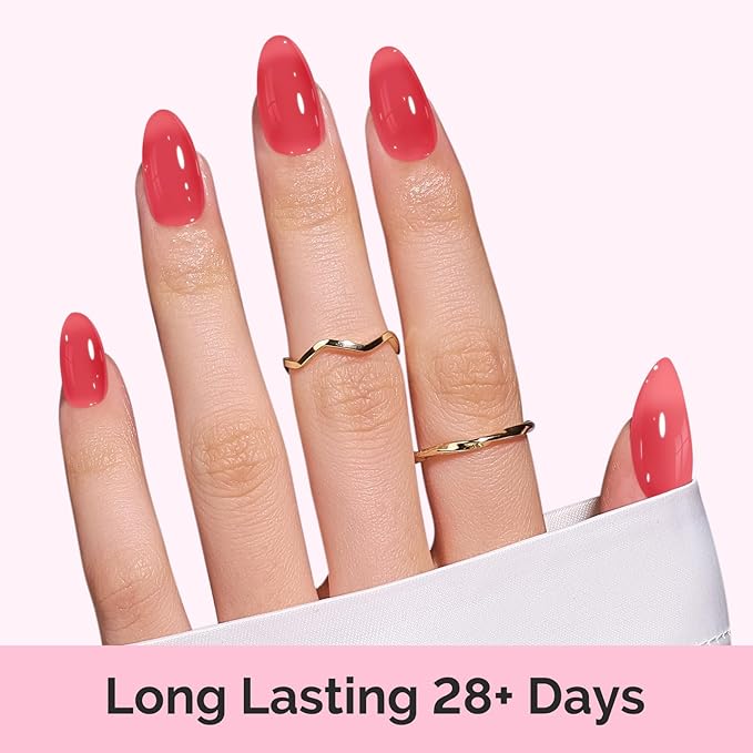 MelodySusie Jelly Gel Nail Polish Set,6 Transparent Colors,Jelly Texture,Neon Splash Colors Soak Off UV LED Light Cure or Salon Manicure and Nail Art DIY at Home