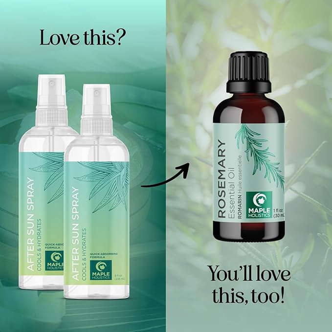 Soothing Aloe After Sun Spray - Rehydrating Aloe Spray for Sunburn Relief for Cooling After Sun Care with Vitamin E Hyaluronic Acid & Cucumber Extract - Cruelty Free & Dermatologist Tested (2 Pack)