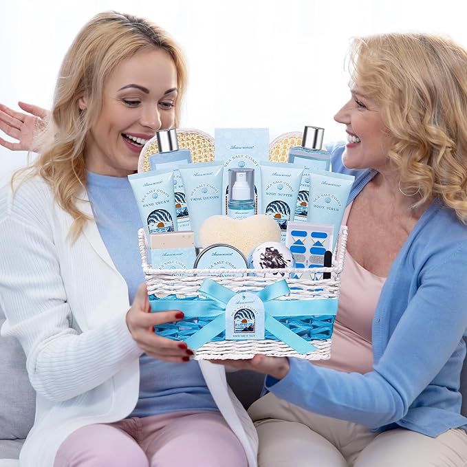 Gifts for Women, Birthday Gifts for Women, Bath and Body Gift Set, Self Care Gifts Spa Gift Baskets, Relaxing Bath Set for Mom, Girlfriend, Sister, Female Friends, Coworker