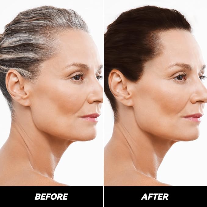 Hair Touch-Up Stick, Instant Gray Hair Cover Stick, Built-In Comb for Seamless Blending, Cream Concealer, Quick Temporary Cover