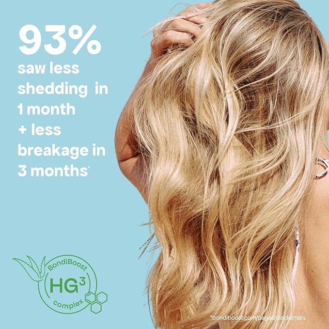 BondiBoost HG Anti-Thinning Shampoo Conditioner Set [10.14 fl oz each], Clinically Tested to Promote Fuller + Thicker-Looking Hair for Women & Men, Procapil, Redensyl & Rosemary Formula, Sulfate-Free