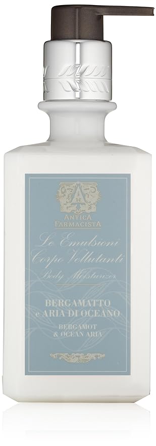 Antica Farmacista Body Moisturizer - Scented Moisturizing Lotion with Aloe Vera, Green Tea & Sweet Almond Oil - Luxury Gift for Any Occasion - Bergamot & Ocean Aria, 10 fl oz