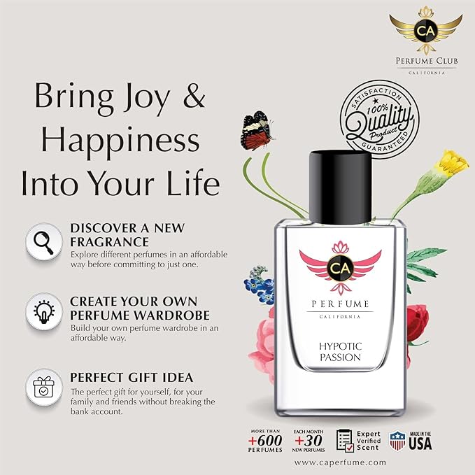 CA Perfume Impression of Perfume No1 for Women Floral Fragrance Long Lasting Perfumes for Women Eau De Parfum 1.7 Fl Oz 50ml