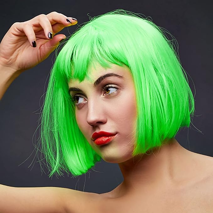 Green Hair Spray, Temporary Hair Color Wax, Natural Hair Wax Color Spray 4.23 Ounces, Kids Women Temporary Hair Dye Wax Styling Clay Pomades for Christmas Party,Role Playing,Cosplay,Halloween (Green)