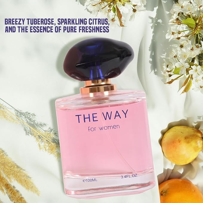 The Way Eau De Parfum for Women, Floral Citrus Fragrance, 3.4 fl oz, Inspired by My Way Perfume for Women