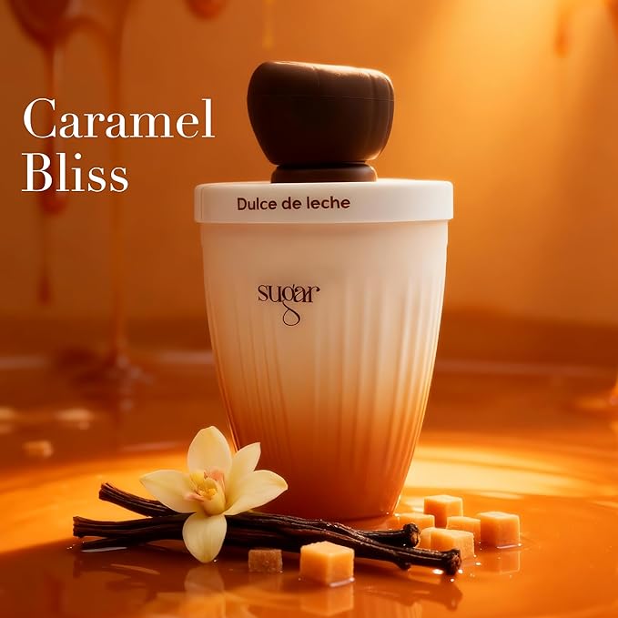 Dulce de Leche Perfume for Women, Sweet Scent with Vanilla & Tonka, Long Lasting EDP Fragrance for Daily Use, Sweetly Charming 3.4 Fl Oz