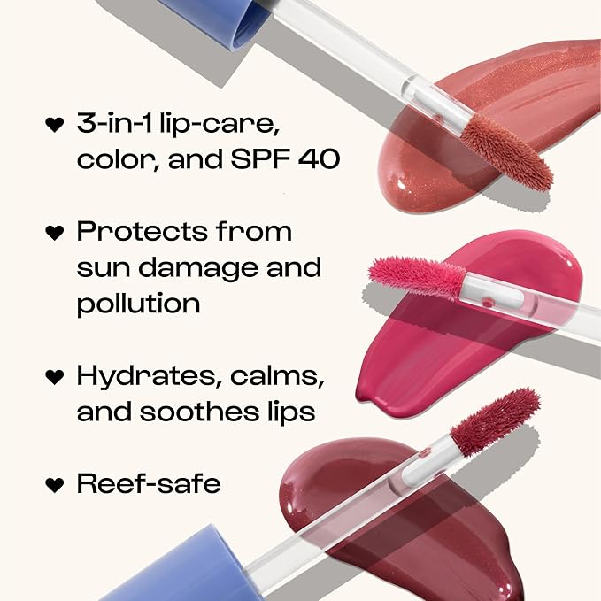 Alleyoop Sun Serum Lip Oil SPF 40 – Tinted Lip Oil with SPF, Hydrating Tinted Lip-Moisturizer for Women, Lips Sunscreen for Cracked Lips, Smooths & Soothes, Vegan, Travel-Friendly, Whirlwind