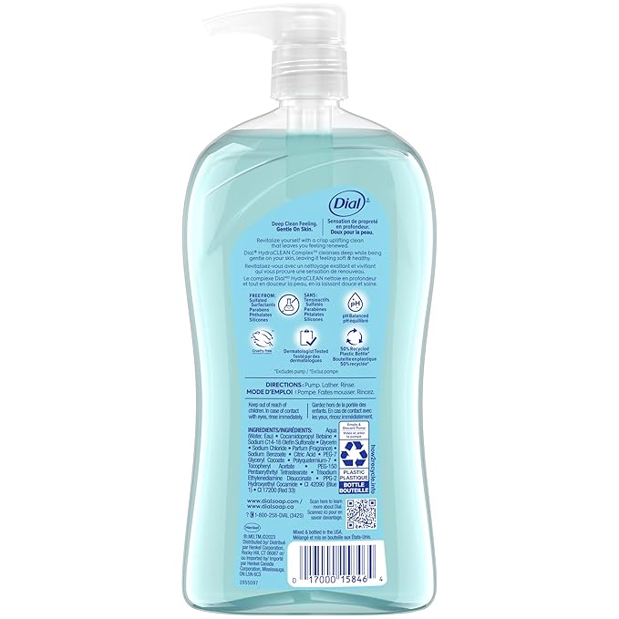 Dial Body Wash, Refresh & Renew Coconut Water, 32 fl oz
