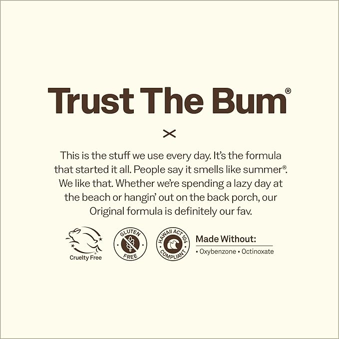 Sun Bum Original SPF 50 Sunscreen Body Spray - Broad Spectrum Moisturizing Sunscreen with Vitamin E - Hawaii 104 Act Compliant (Made without Octinoxate & Oxybenzone) - 6 oz