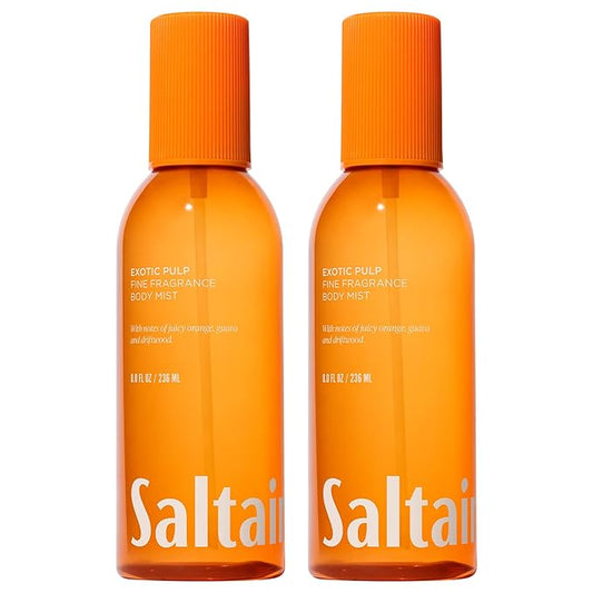 Saltair Body Mist 2 Pack - Fine Fragrance, Lightweight Body Spray Mist with Exotic Pulp Scent. Long Lasting Perfume Mist. 2x 8oz Bottles