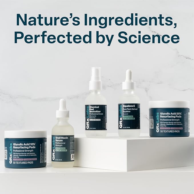 QRxLabs 5% Niacinamide Serum with 1% Retinol & Alpha Arbutin - 2 Fl Oz - Anti-Aging Retinol Serum for Face, Pore Minimizer & Wrinkle Reducer