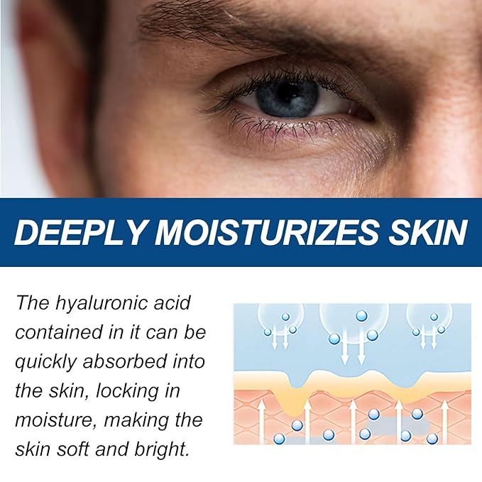 6-in-1 Face Cream for Men, Anti-Aging Moisturizer with Collagen, Hyaluronic Acid and Shea Butter, Reduces Wrinkles, Dark Circles and Puffiness, Men's Formula Daily Care 1.76 fl oz (1)