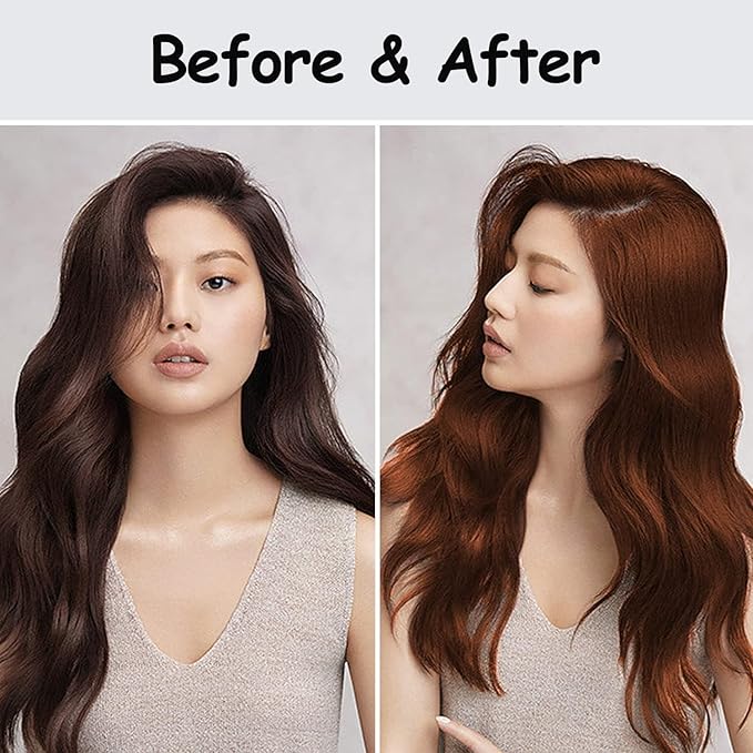 Cherry Brown Hair Dye Shampoo 3 in 1,Hair Color Shampoo Works in Minutes,Brown Hair Shampoo & Shampoo Para Pintar el Cabello