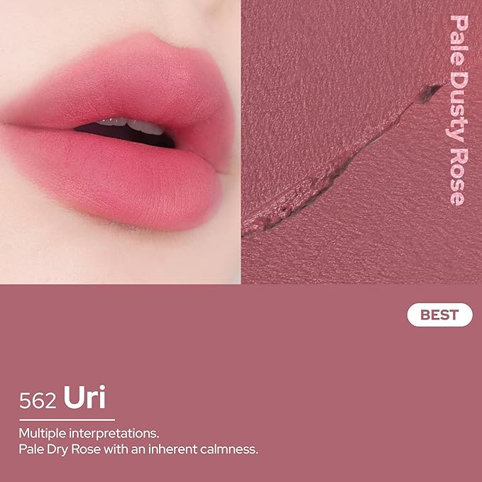 Unseen Blur Lip Tint Long-Lasting Stain, Blendable 3.2g (562 Uri, 0.11 Ounce (Pack of 1))