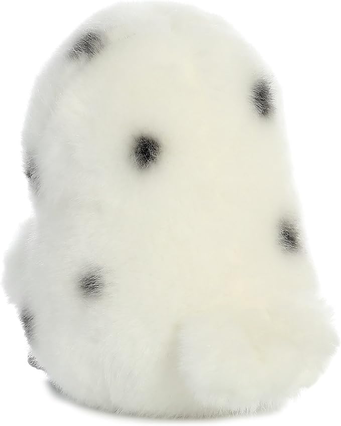 Aurora® Playful Rolly Pet™ Hoot Owl™ Stuffed Animal - Compact Size for On-The-Go Fun - for Adults, Kids, Birthdays, and Anniversaries - White 5 Inches