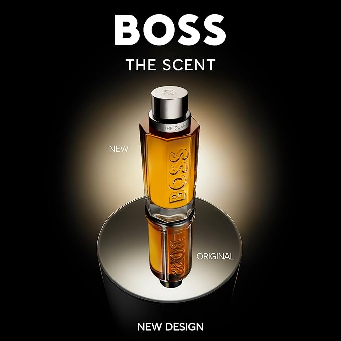 Hugo Boss The Scent Eau de Toilette – Ambery Men's Cologne – With Notes of Ginger, Manika Fruit & Leather Accords – Long Lasting Fragrance