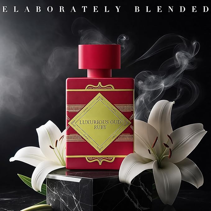 Luxurious Oud Ruby - Cologne for Women - Long Lasting Perfume for Women, Luxurious Floral Fruity Fragrance - 100ml