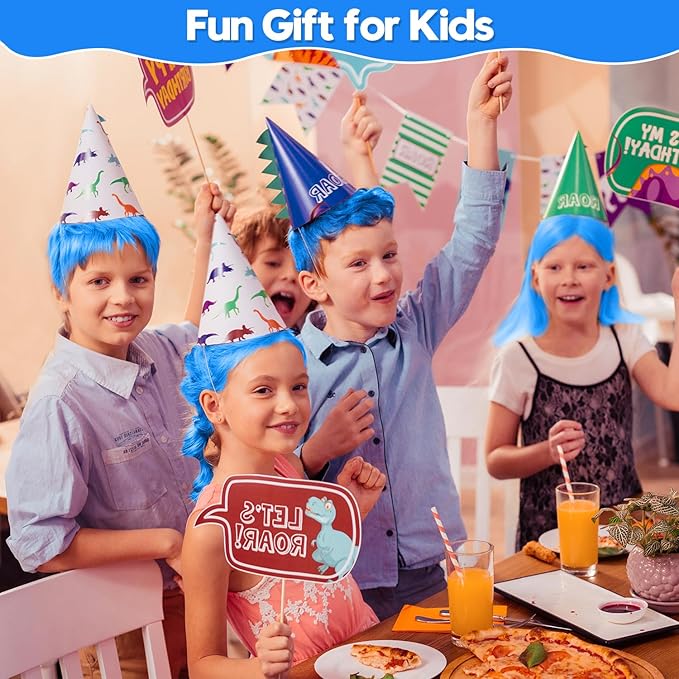 Blue Hair Color Wax - Temporary & Washable Hair Styling Mud Gel for Men, Women, Kids,For Halloween, Cosplay, Party, Crazy Hair Day & Children's Day