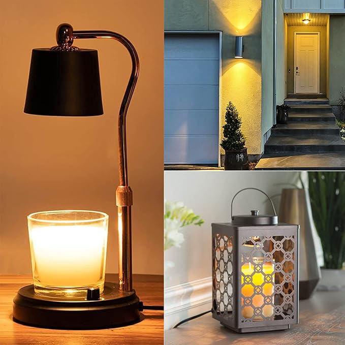 Halogen Bulb 25 Watt GU10 120V NP5 Replacement Bulb for Candle Warmer, Scent Wax Burner, Fragrance Melt, Warming Bulb MR16 JDR Dimmable, Warm White 2700K(Pack of 4)