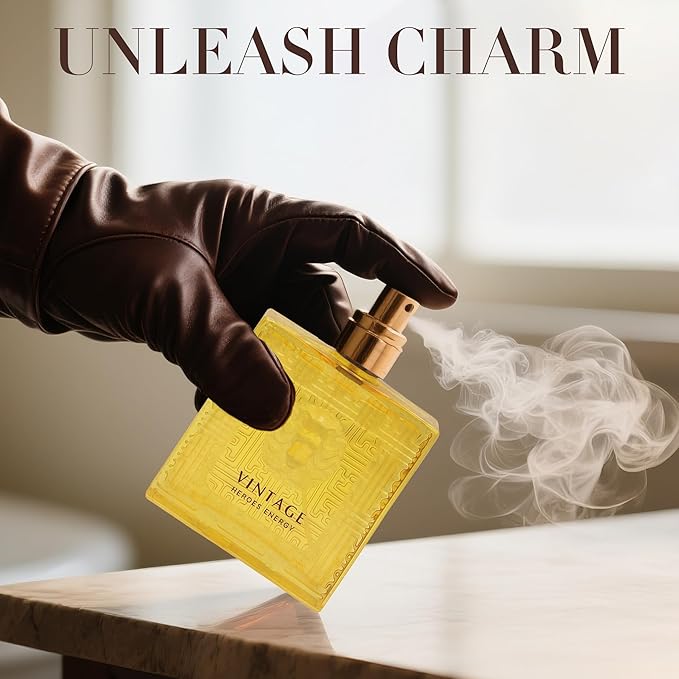 Vintage Heroes Energy - Cologne For Men - Long-Lasting Eau de Parfum with Natural Extraction - 100ml