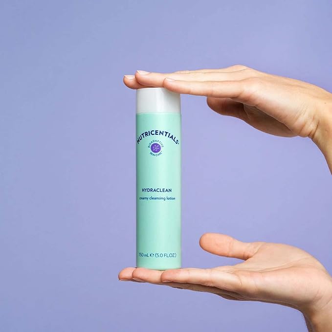 Nu Skin HydraClean Creamy Cleansing Lotion - Gentle Cleanser for Clean, Soft, and Hydrated Skin | Moisturized, Vibrant and Healthy Skin | Eco-Friendly Packaging, Morning and Night Cleanser(150 ml)