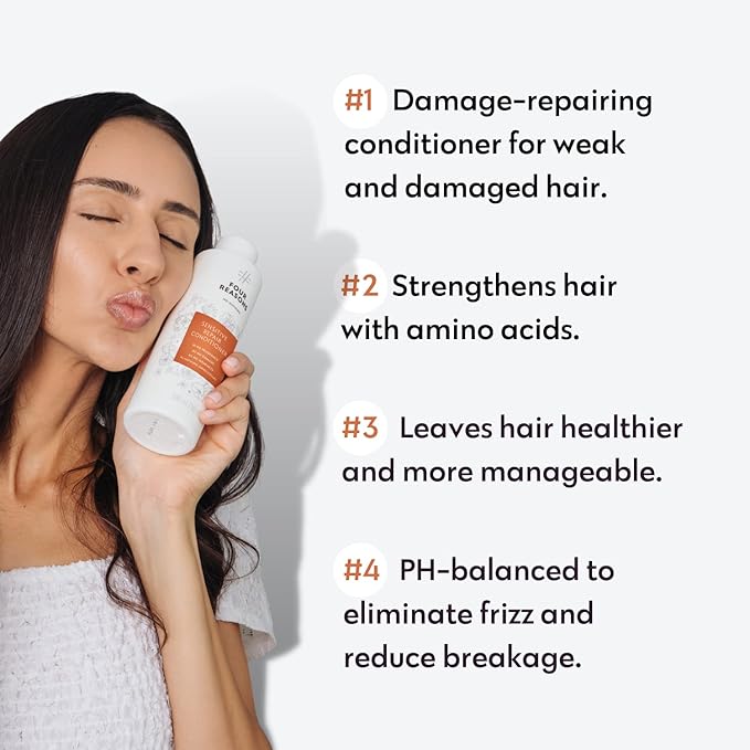 No nothing Very Sensitive - Repair Conditioner - Vegan, Hypoallergenic, Fragrance Free, Paraben Free – 10.15 oz