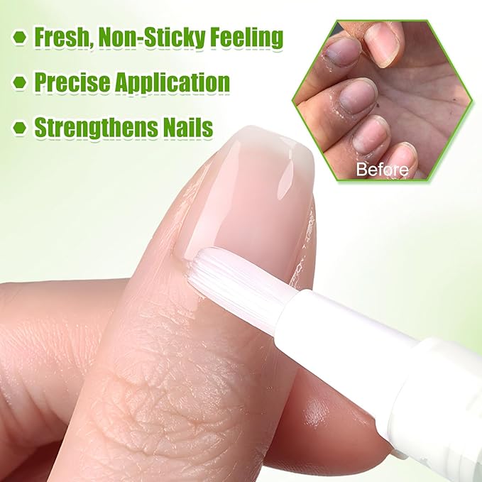 3PCS Orvalle Nail Fungus Pen,Nail Growth Treatment Repair Serum Twist Pen Activator,Nail Revitalizing Serum to Help Repair & Strengthen Nails,Nail Care Pen for Damaged Nails