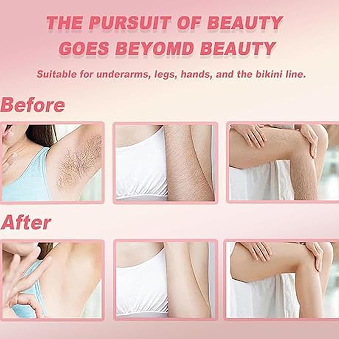 Bare Basic Hair Removal Cream,No Shave Hair Remover for Women, Suitable for Sensitive Skin, Fast and Gentle, Moisturizes and Nurtures Skin, Leaving it Soft and Protected after Hair Removal (1pcs)