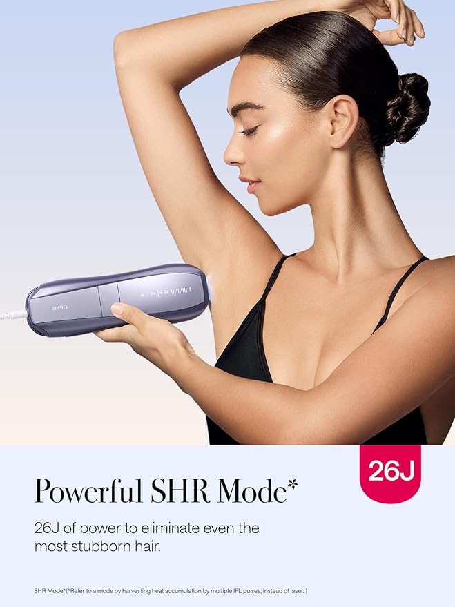 Ulike Laser Hair Removal, Air 10 IPL Hair Removal Device with Ice Cooling, Dual Lights, SHR Mode for Women & Men, Limited Holiday Set with Aloe Vera Gels, Gem Stickers, Christmas Cards & Storage Bag