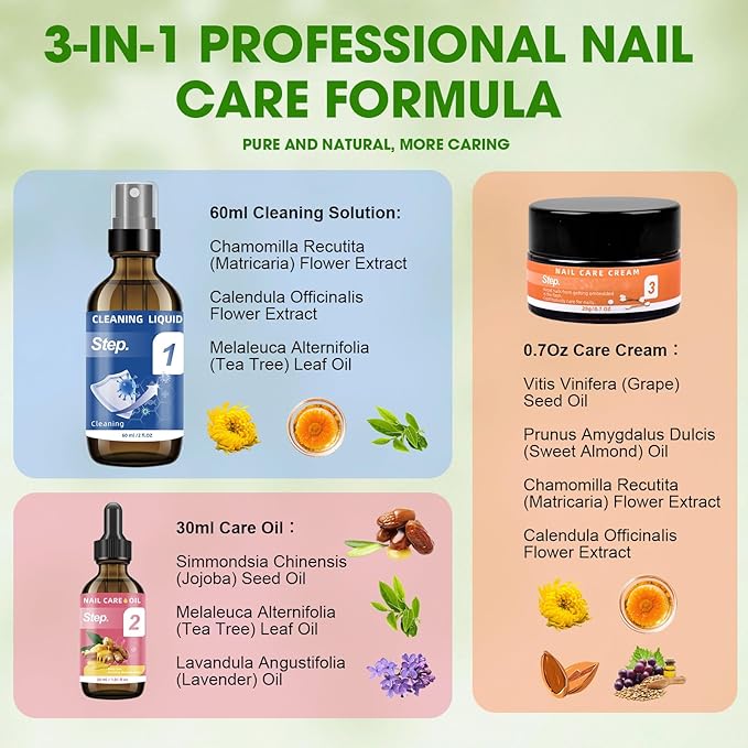 Toenail Fungus Treatment Extra Strength, 7 Days Nail FungusTreatment for Toenail - Pure Natural Plant Extracts, Toe Nail Fungus Treatments for Athletes Foot, Thick, Broken, Discolored & Damaged Nail