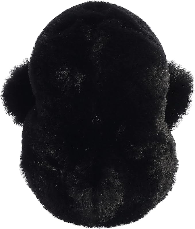 Aurora® Playful Rolly Pet™ Peewee Penguin™ Stuffed Animal - Compact Size for On-The-Go Fun - for Adults, Kids, Birthdays, and Anniversaries - Black 5 Inches