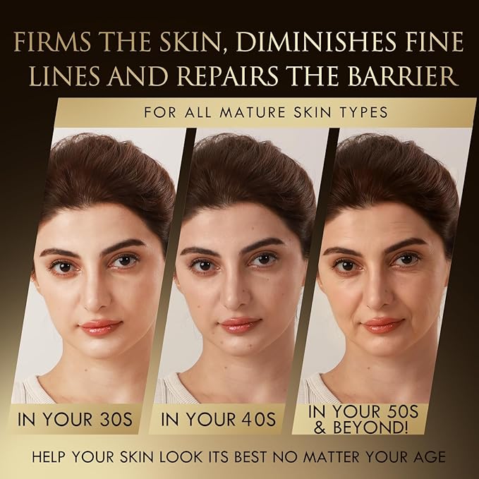 US-Made With 30% Active Ingredients,SGS Certified, Retinol Vitamin C Niacinamide, Ceramide,Oligopeptides,Anti-Aging Face Moisturizer for Face, Firming Skin Care,Neck & Upper Chest -1.7 fl.oz