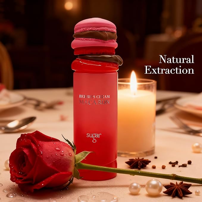 Berries Cream Perfume for Women, Fruity Floral Gourmand Scent, Long Lasting Fragrance EDP, Cologne for Daily Use, 3.4 Fl Oz (Berries Cream)