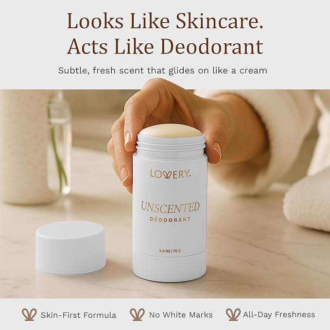 Unscented Woman Deodorant Aluminum-Free with 24-Hour Odor Protection – Gentle on Sensitive Skin – With Organic Coconut Oil & Shea Butter, Baking Soda Free, Fragrance-Free, Cruelty-Free, 2.65 oz