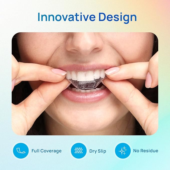 Whitebite Pro Natural Pap Teeth Whitening Strips (14 Treatments / 28 Strips) | Pineapple & Coconut Enzyme Formula | Enamel-Safe, Non-Slip, Gentle for Sensitive Teeth