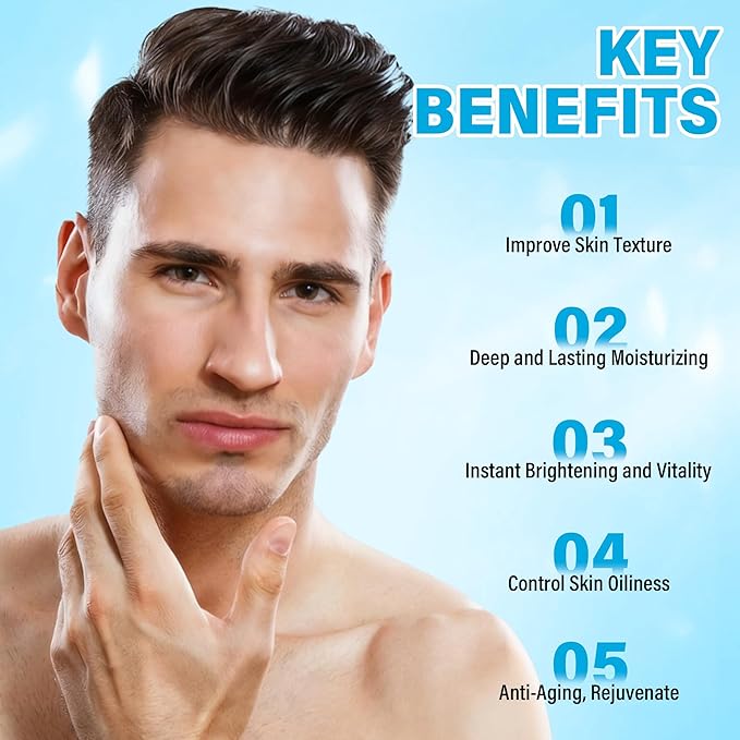 Beef Tallow Balm for Skin & Face, Men's Multi-Function Tallow Face Moisturizer, 100% Grass-Fed Beef Tallow, Ultra-Hydrating Body Cream for Dry/Sensitive Skin, 1.76 Oz