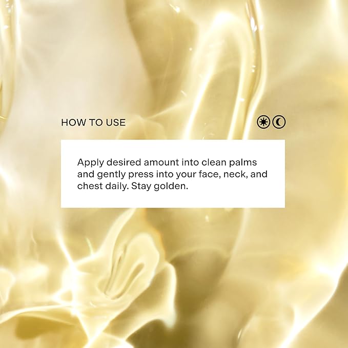 CLEARSTEM GOLDENHOUR Hydrating Facial Oil - Plumping Face Oil for Women for Deep Face Hydration - Non-Comedogenic Vitamin C Oil for Skin with Hyaluronic Acid and Watermelon Seed for Glowing Skin