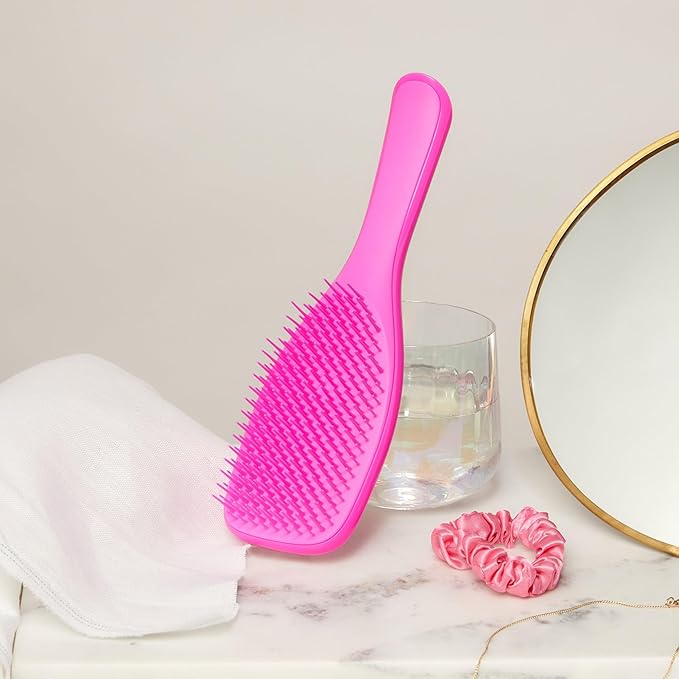 Tangle Teezer Ultimate Detangler Brush for Wet & Dry Hair, Eliminates Knots & Reduces Breakage for All Hair Types, Runway Pink