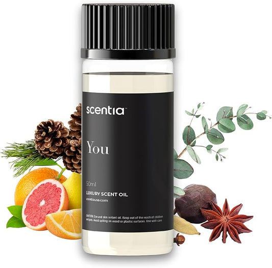 Fierce-Inspired Diffuser Oil - Scentia You Fragrance Oil Perfume Dupe - 50mL, 1.69 Fl oz Diﬀusers - A & F Inspired Essential Scented Oil - Best for Aromatherapy, SPA and Home, Thanksgiving Gift